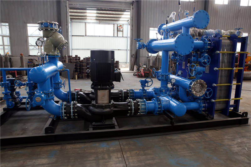 呼鋼住宅小區(qū)供熱板式換熱機(jī)組