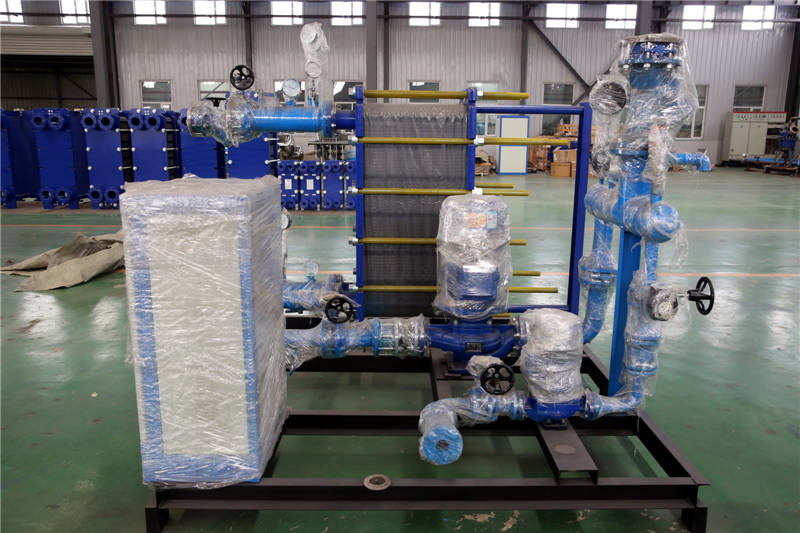 呼市建行新城支行-板式換熱機組